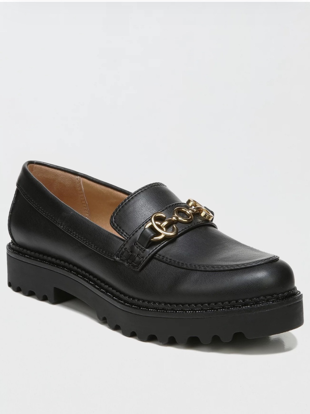Circus By Sam Edelman Deana Loafer, 9.5 Black/Gold
